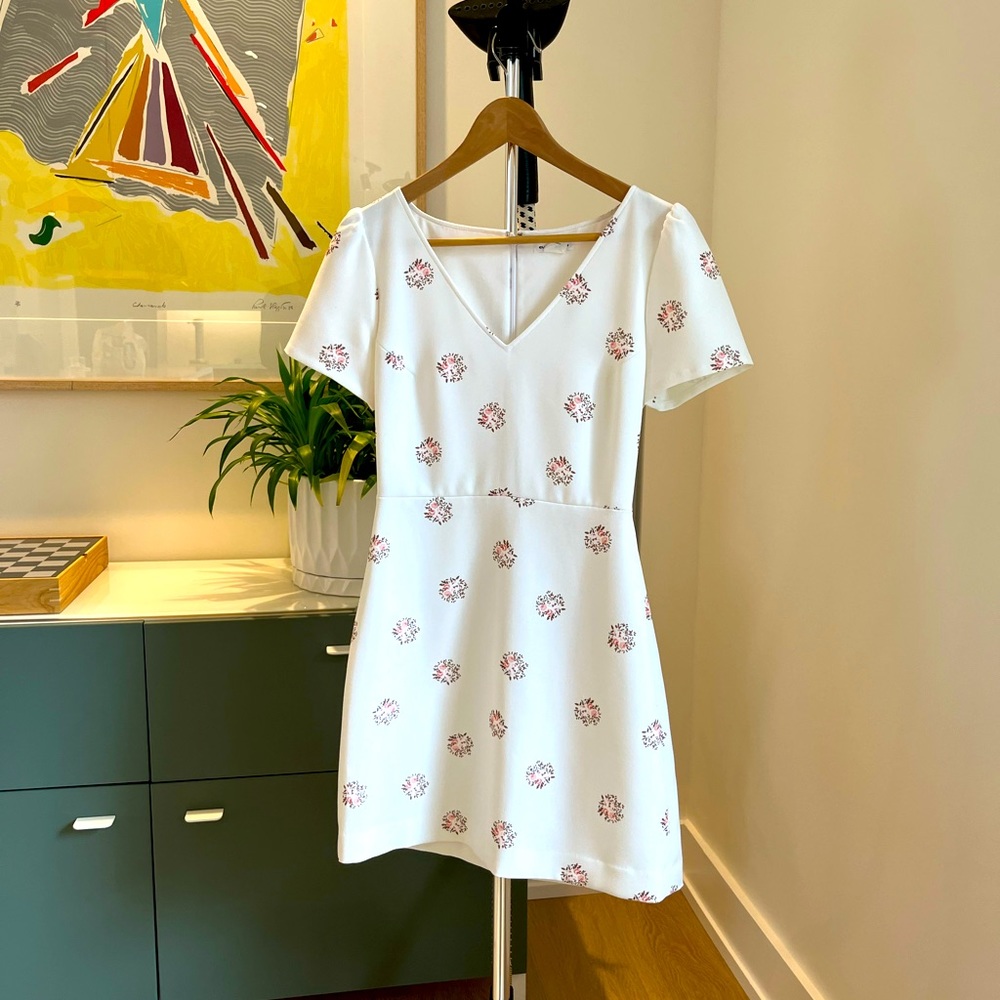 Club Monaco floral mini dress
